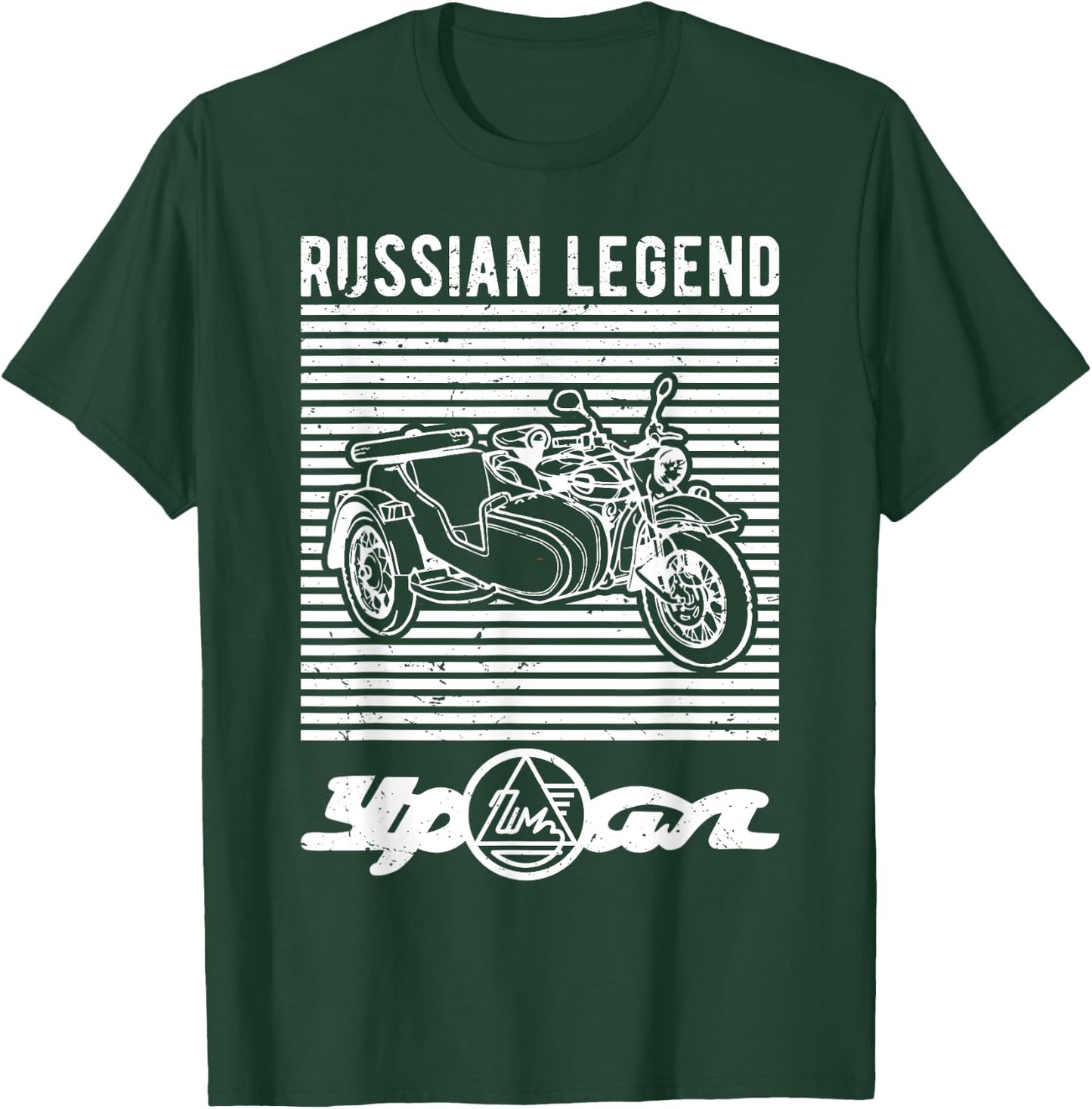 Ural Motorcycle Offroad Motorcycle Rider T-Shirt - T-Shirt | Forest