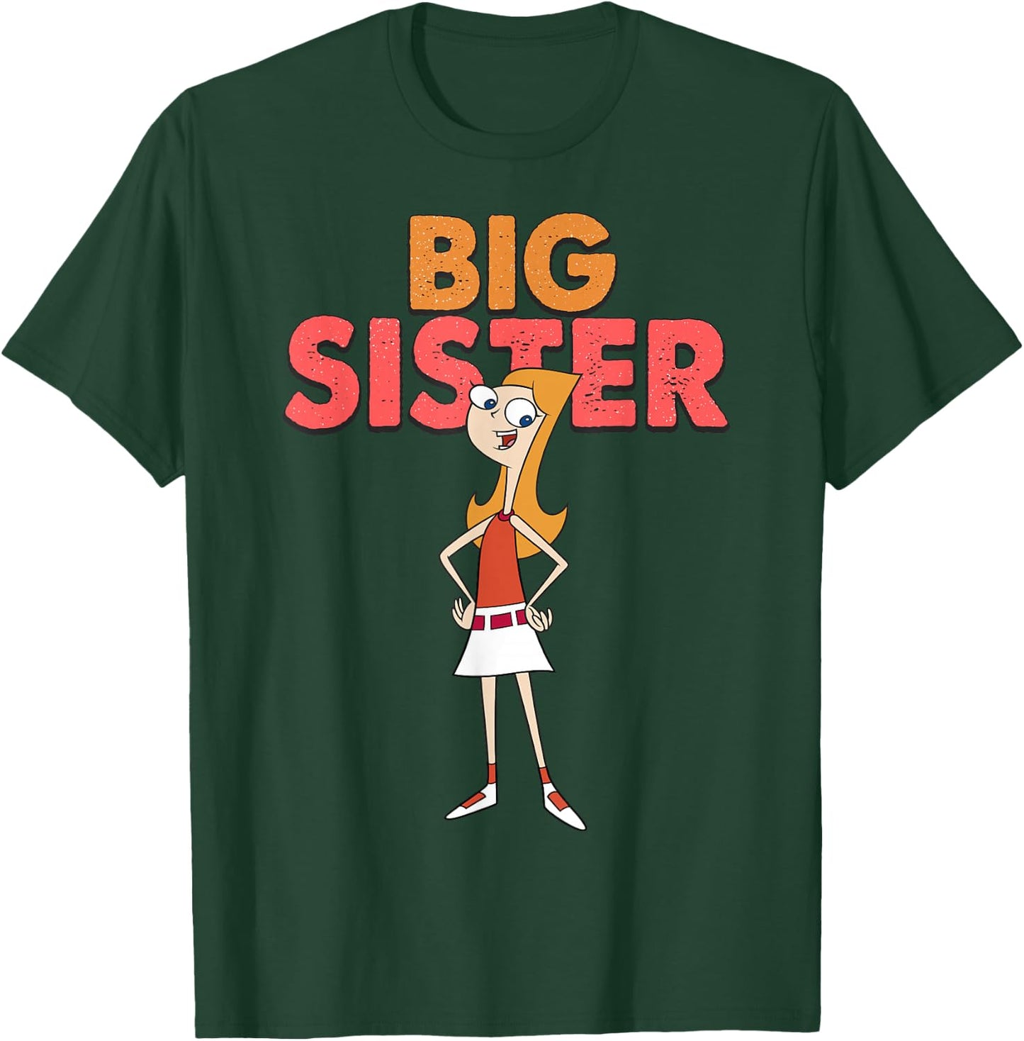 Disney Phineas and Ferb Big Sister T-Shirt - T-Shirt | Forest