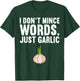 Funny Garlic Art Women Vegetable Food Garlic Lover T-Shirt - T-Shirt | Forest