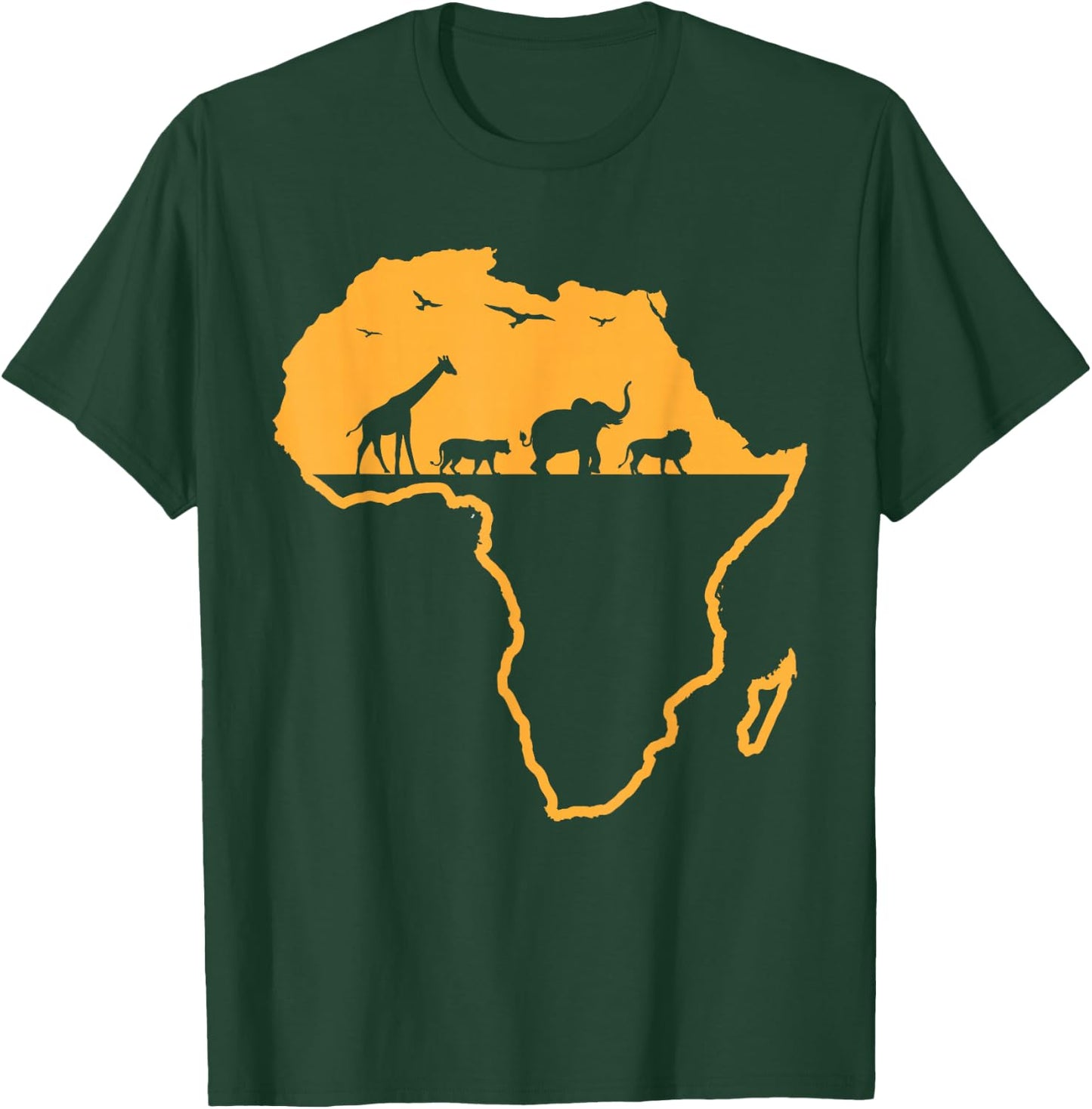 Africa Safari African Wild Animals - Environment National Park T-Shirt - T-Shirt | Forest