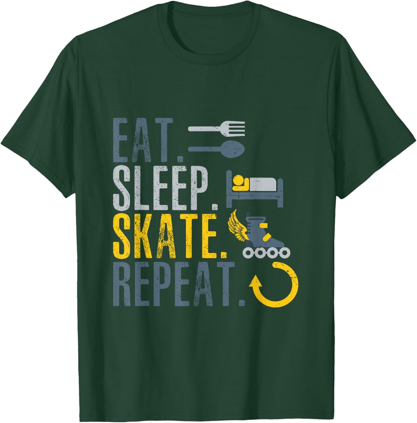 Rollerblades Accessories Rollerblades Adult Roller Blades T-Shirt - T-Shirt | Forest
