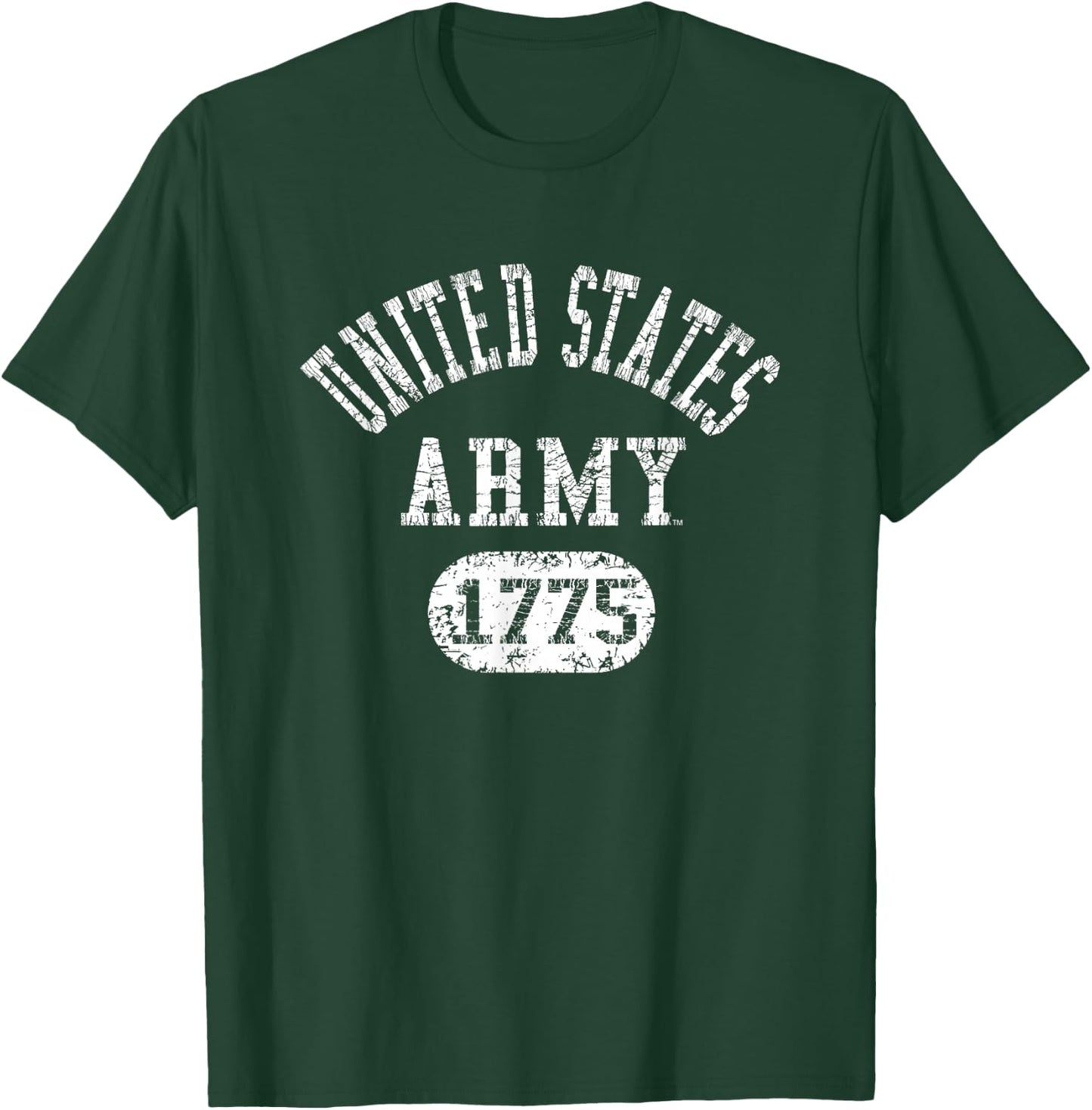 Military Army United States Vintage 1775 Officially Licensed T-Shirt - T-Shirt | Forest