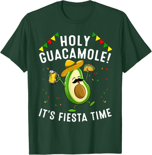 Funny Holy Guacamole Fiesta Cinco De Mayo Gift Cute Mexican T-Shirt - T-Shirt | Forest