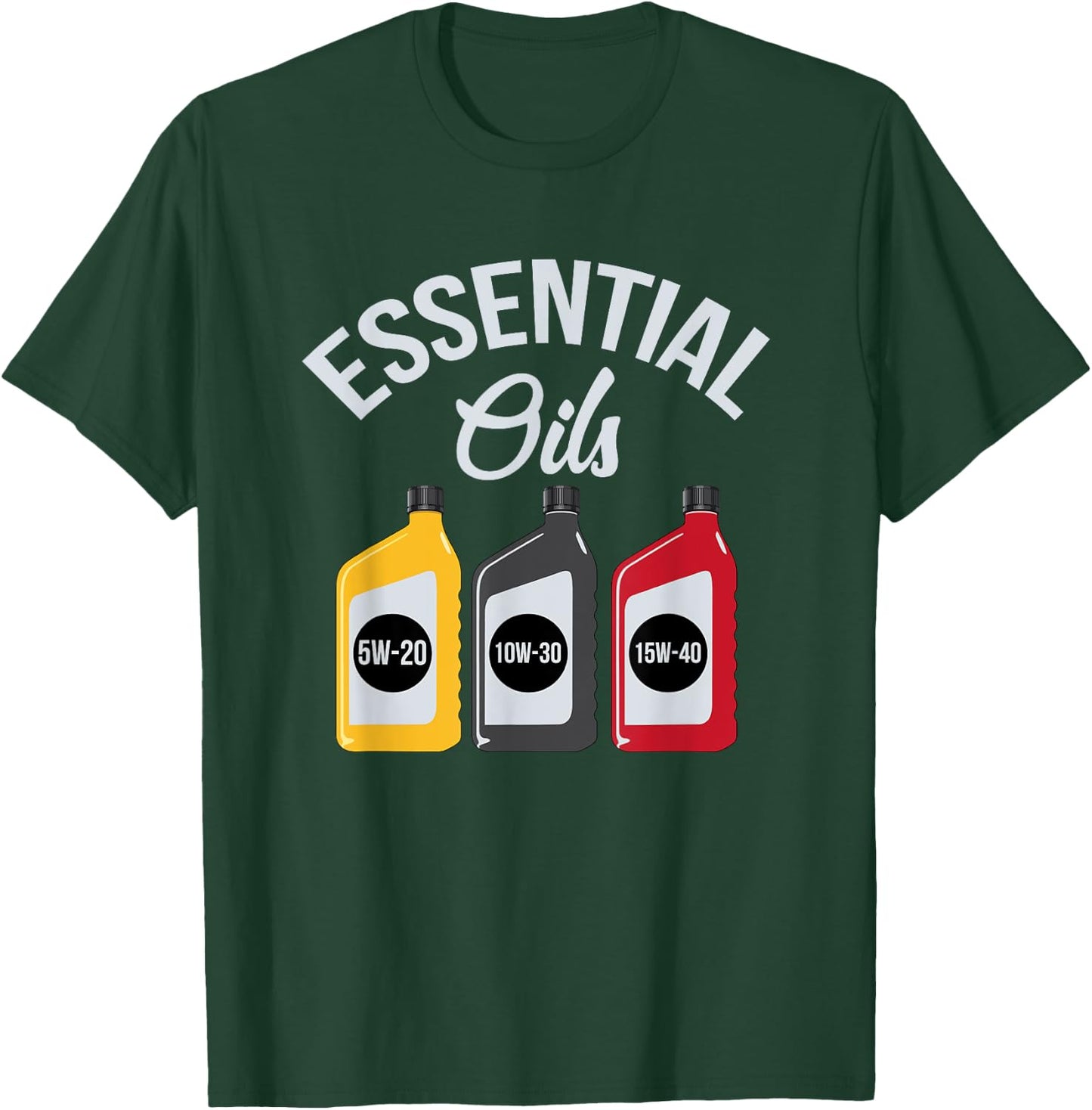 Essential Oils Funny Car Mechanic Oil Change T-Shirt - T-Shirt | Forest