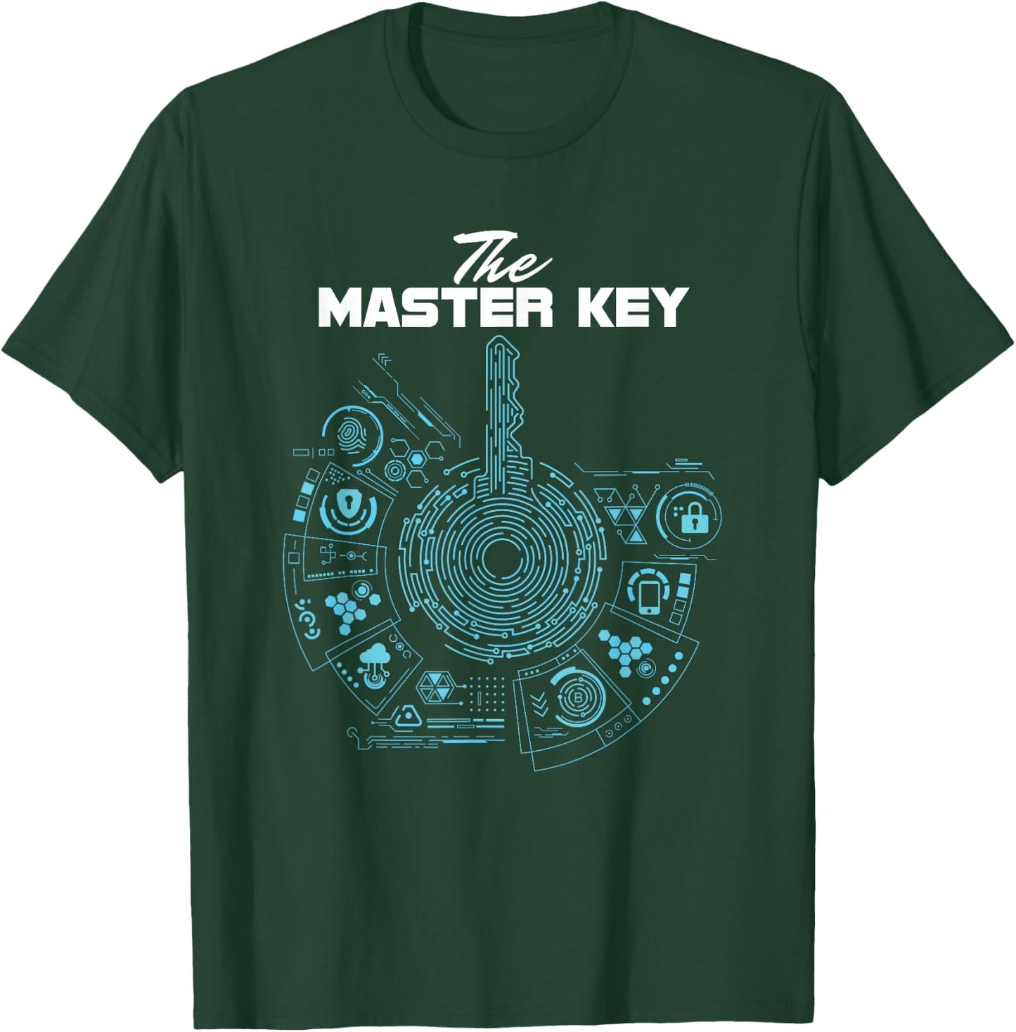 Lockpick Lock Picking The Master Key T-Shirt - T-Shirt | Forest