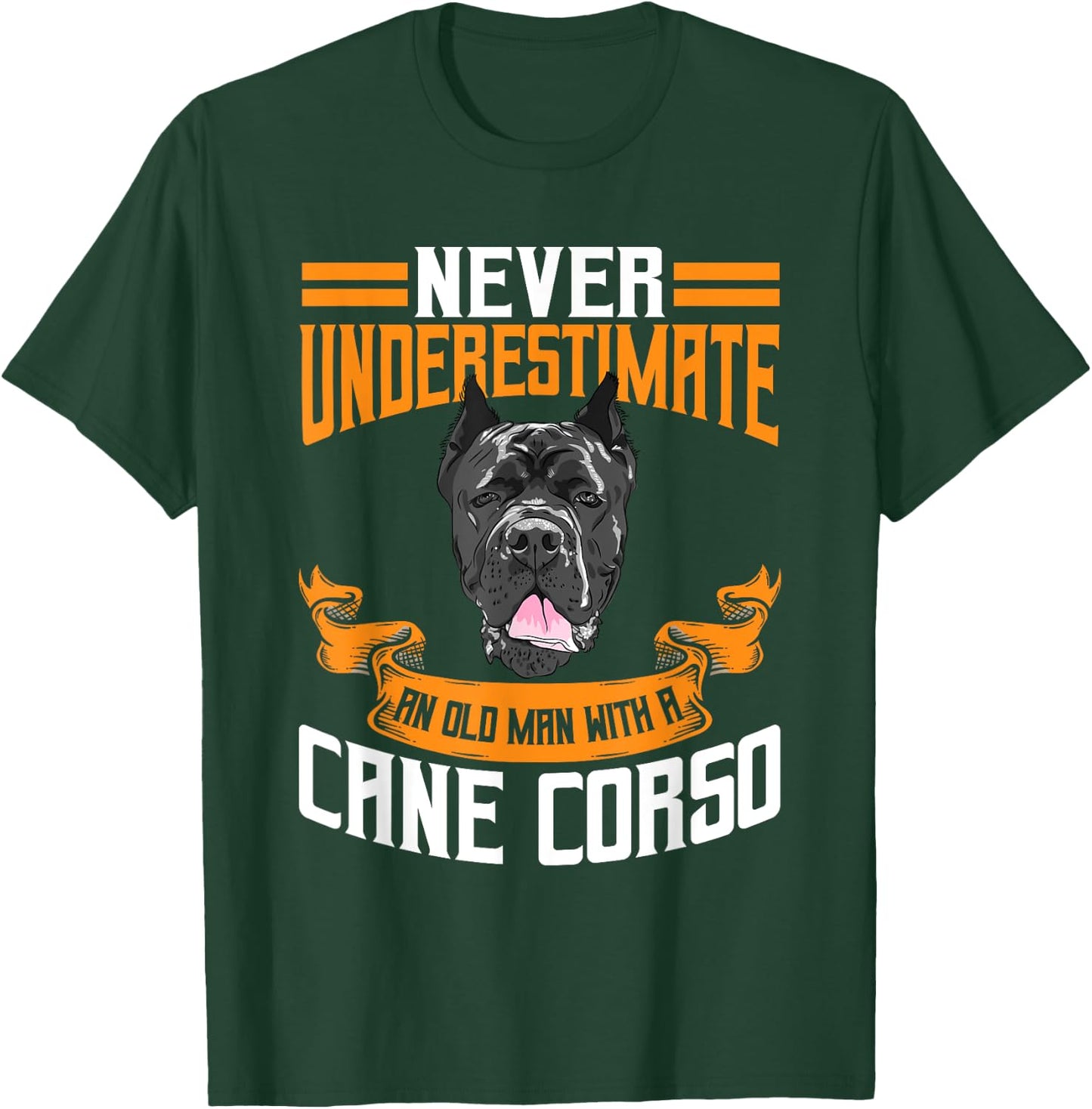 Cane Corso Motif Italian Mastiff T-Shirt - T-Shirt | Forest