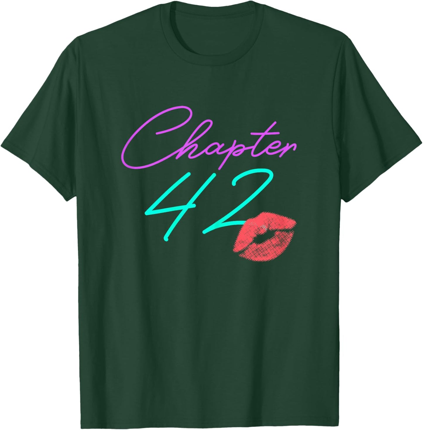 42nd Birthday Funny Pink Women Gift T-Shirt - T-Shirt | Forest