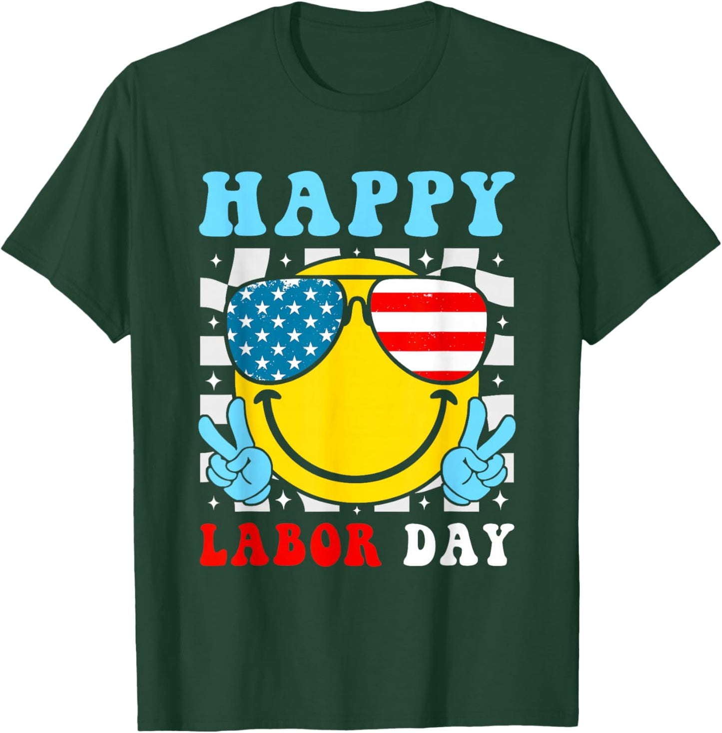 Happy Labor Day Men Women Kids T-Shirt - T-Shirt | Forest