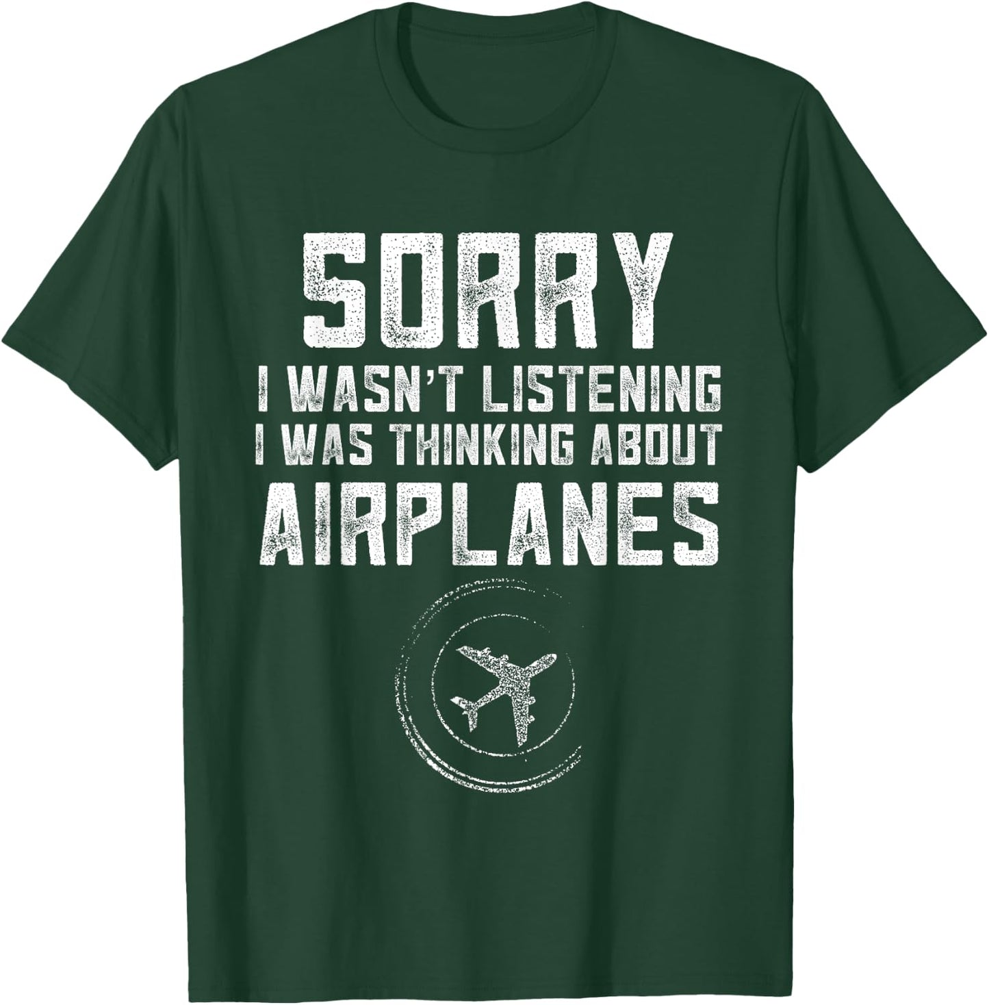 Funny Future Pilot Plane Aviation Themed Kids Airplane Lover T-Shirt - T-Shirt | Forest