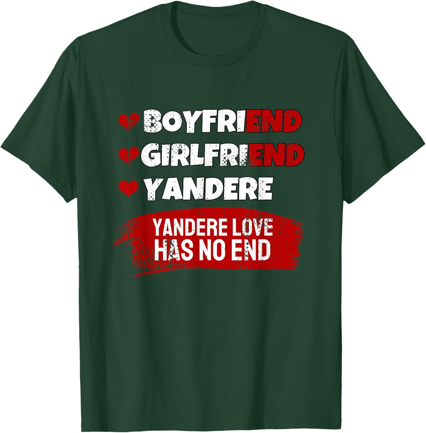 Yandere Love Club I Japanese Anime Yandere T-Shirt - T-Shirt | Forest