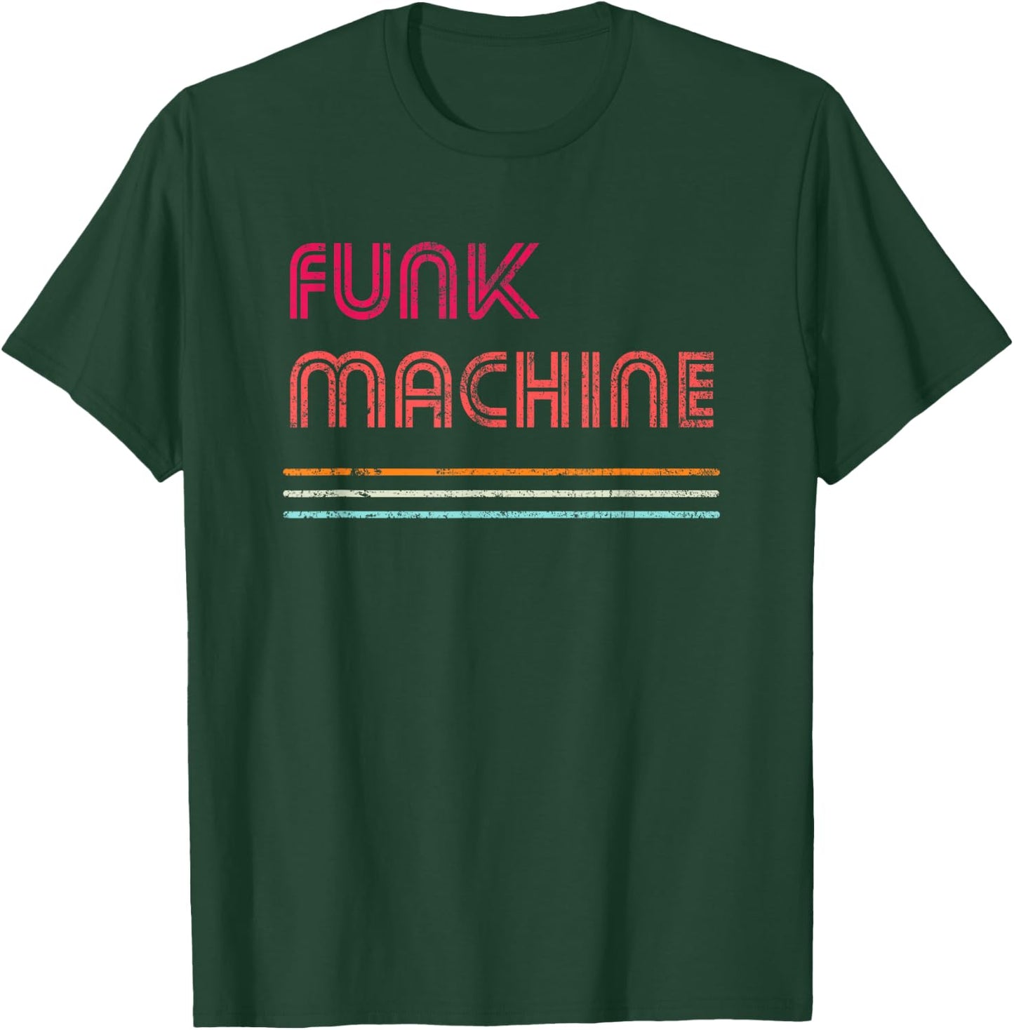 Funk Machine - Retro Disco lover Funky Theme Vintage T-Shirt - T-Shirt | Forest