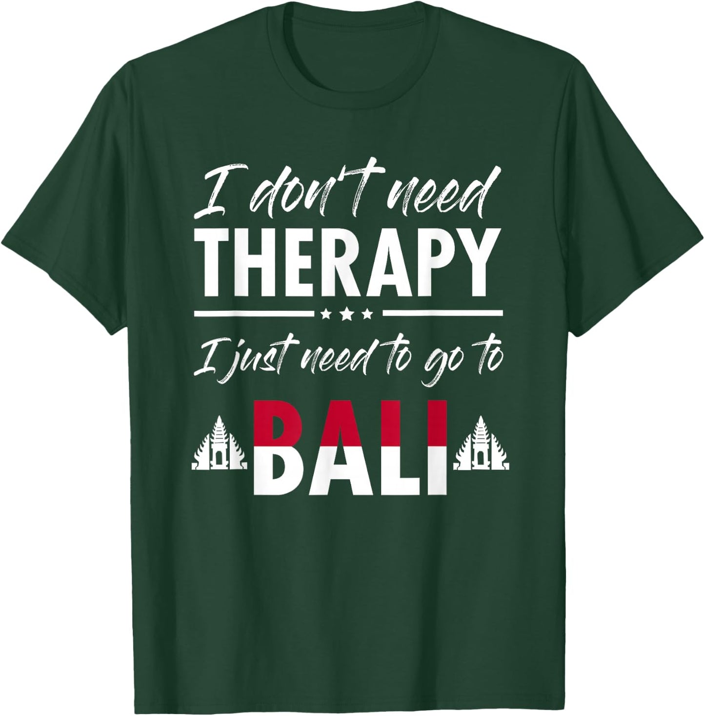 Bali Travel Gift Indonesia Asian Lover T-Shirt - T-Shirt | Forest