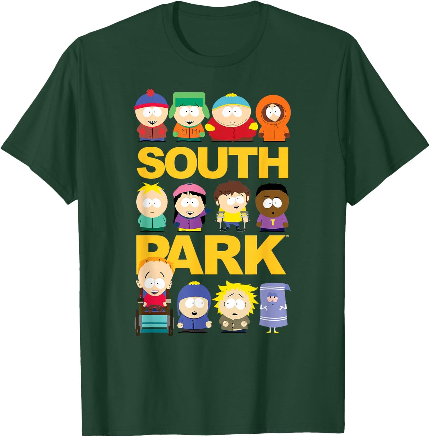 South Park Jumbo Group T-Shirt - T-Shirt | Forest