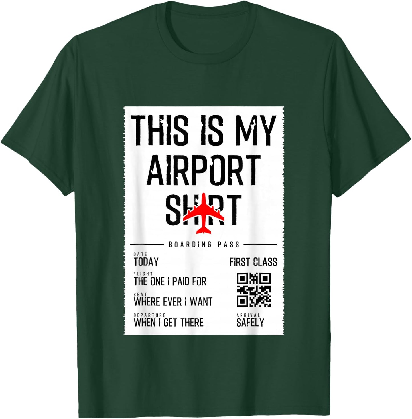 This is My Airport Shirt Family Travel T-Shirt - T-Shirt | Forest