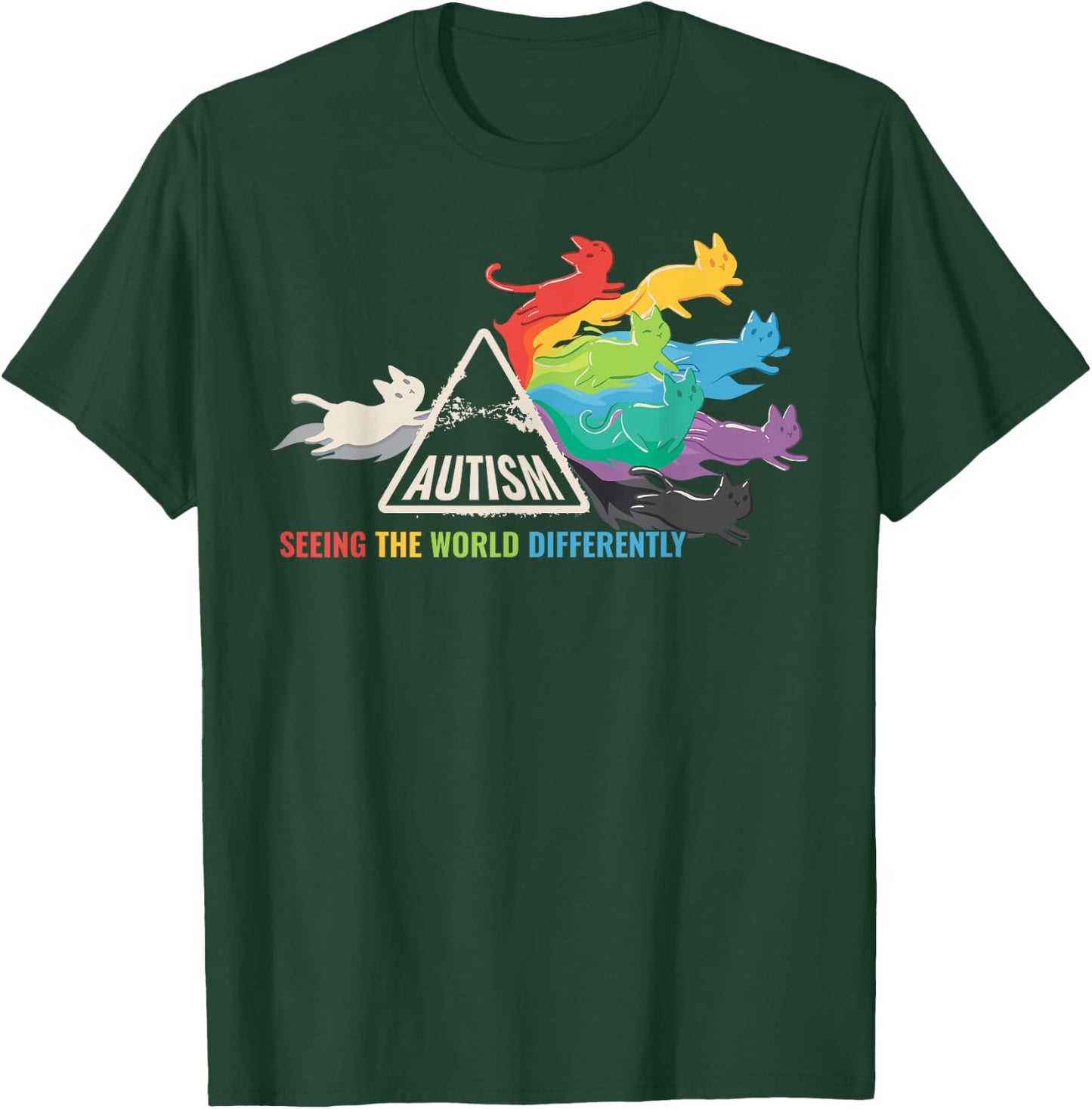 Autism Seeing The World Differently T-Shirt - T-Shirt | Forest
