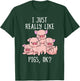 Love Pig Shirt Women Pig Gifts Pigs Men Cute Swine T-Shirt - T-Shirt | Forest