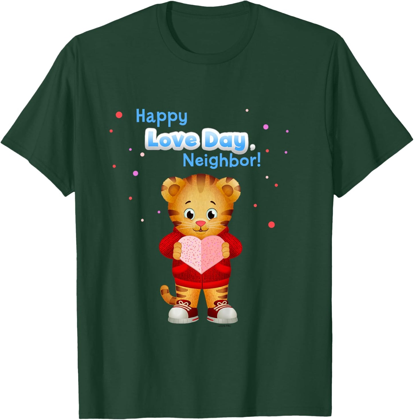 Happy Love Day, Daniel Tiger! (Blue) T-Shirt - T-Shirt | Forest