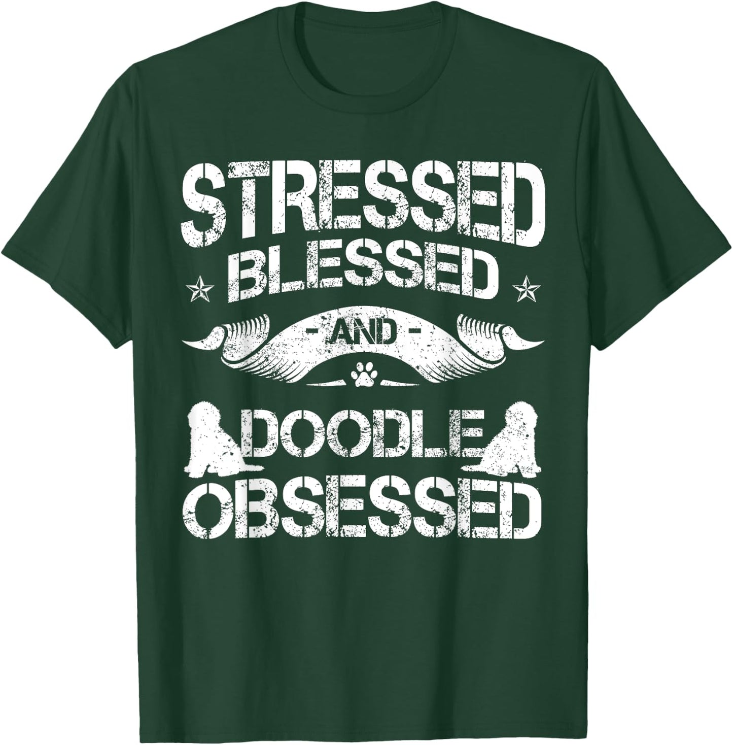 Doodle Lover Goldendoodle Groodie Dog Owner Crossbreed Breed Men Women Girls Kids T-Shirt - T-Shirt | Forest
