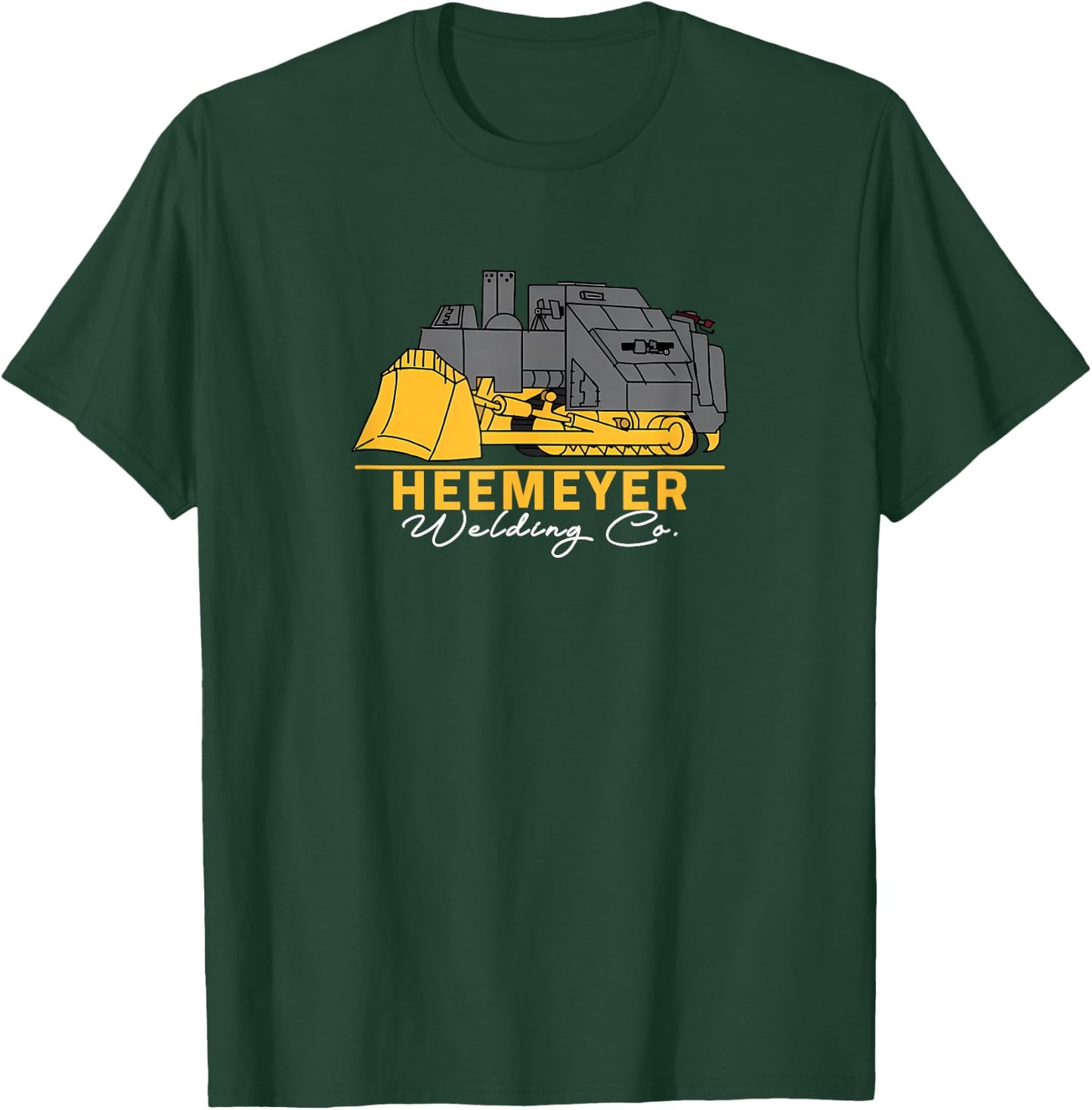Heemeyer Welding Company Bulldozer Equipment Heavy Machinery T-Shirt - T-Shirt | Forest