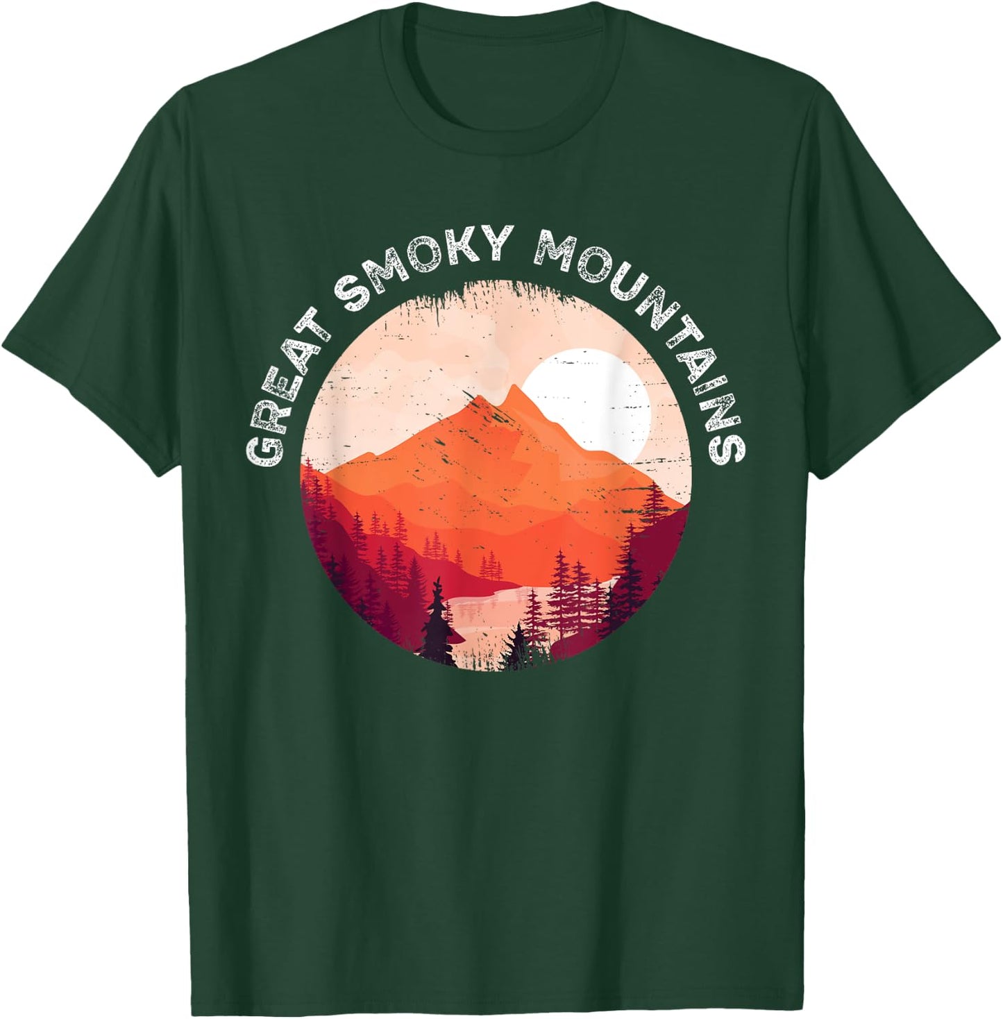 Great Smoky Mountains Hiking Souvenir T-Shirt - T-Shirt | Forest