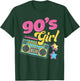 90s Party 90's Girl Party Outfit Costume Vintage Retro T-Shirt - T-Shirt | Forest