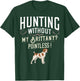 Brittany Spaniel Hunting Dog Gift Puppies Owner Lover T-Shirt - T-Shirt | Forest