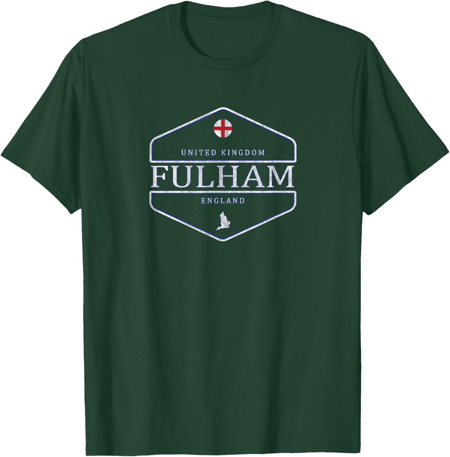 Fulham England - Fulham Logo T-Shirt - T-Shirt | Forest