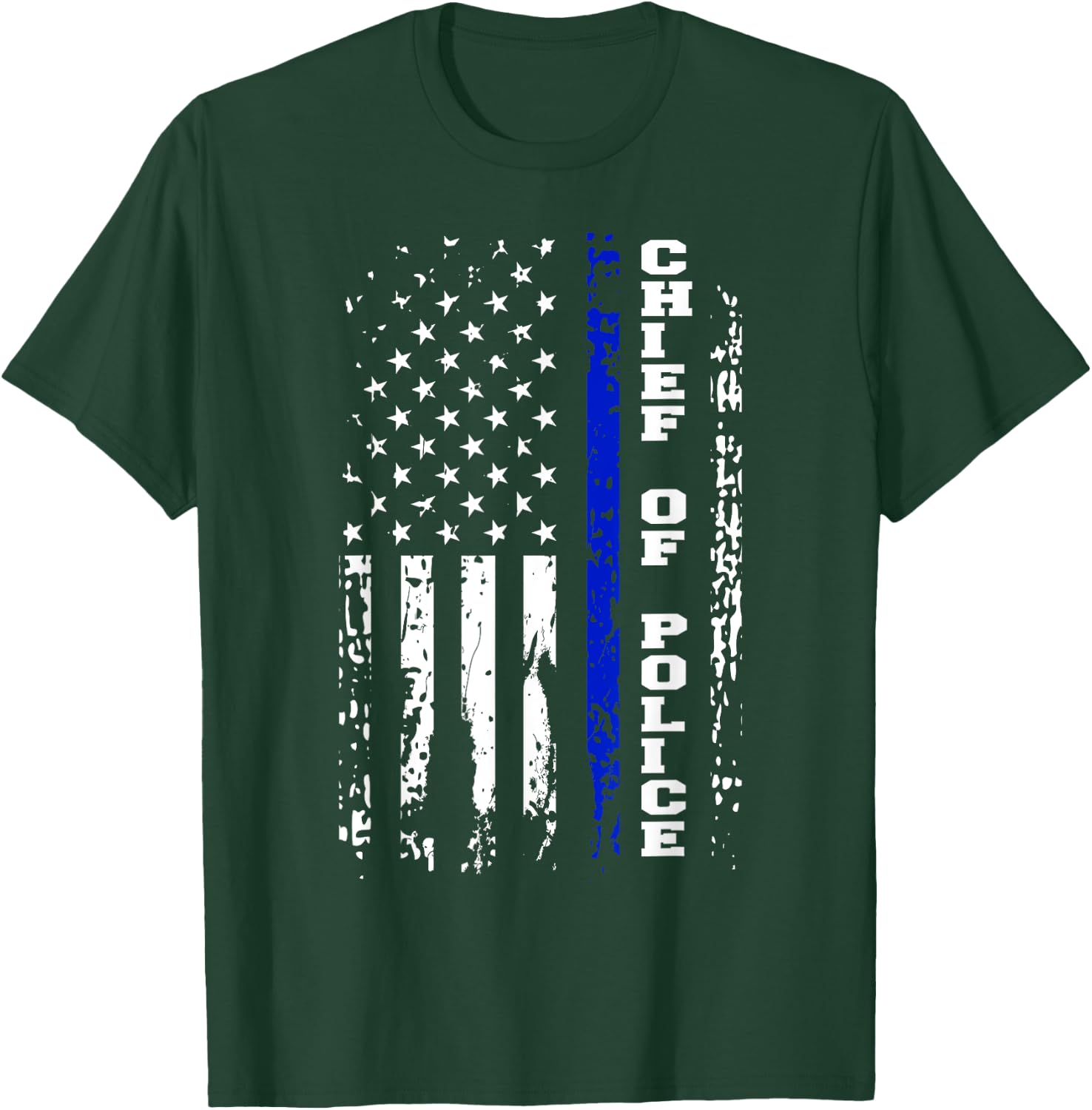 Police Chief Shirt Chief of Police Rank T-Shirt - T-Shirt | Forest