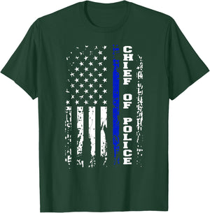 Police Chief Shirt Chief of Police Rank T-Shirt - T-Shirt | Forest