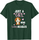 Just A Girl Who Loves Beagles Kawaii Dog Beagle For Girls T-Shirt - T-Shirt | Forest