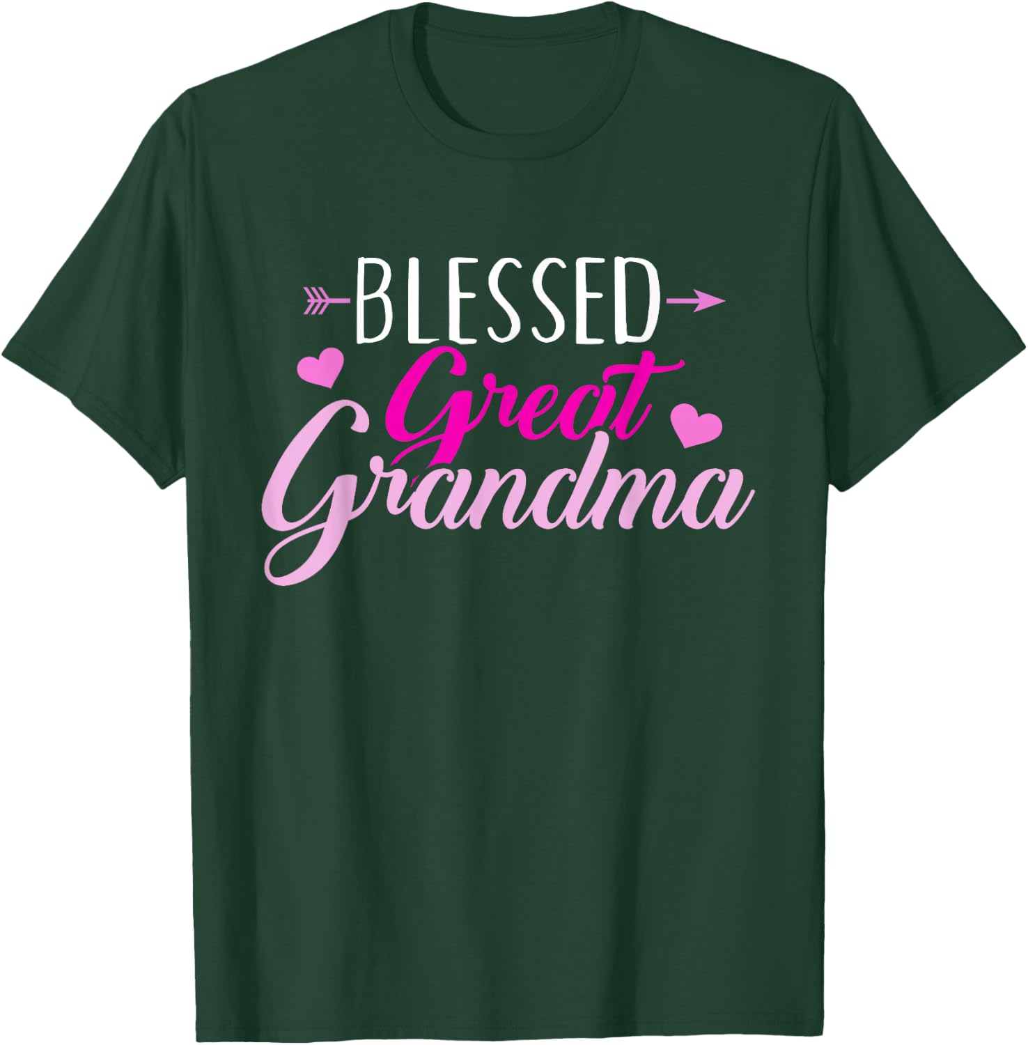 Blessed Great Grandma T-Shirt - T-Shirt | Forest