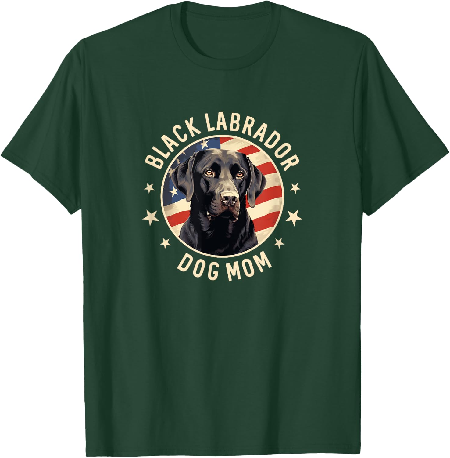 Black Lab Gifts Women, Black Labrador Retriever Dog Mom T-Shirt - T-Shirt | Forest