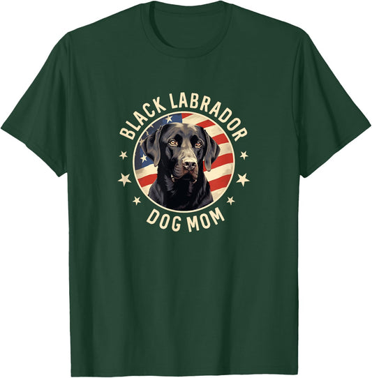 Black Lab Gifts Women, Black Labrador Retriever Dog Mom T-Shirt - T-Shirt | Forest
