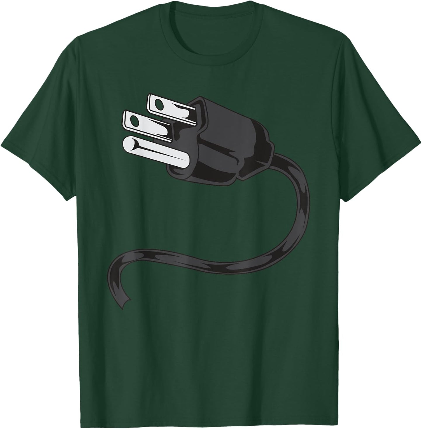 Electrical OUTLET PLUG And Socket Couples Costume Halloween T-Shirt - T-Shirt | Forest