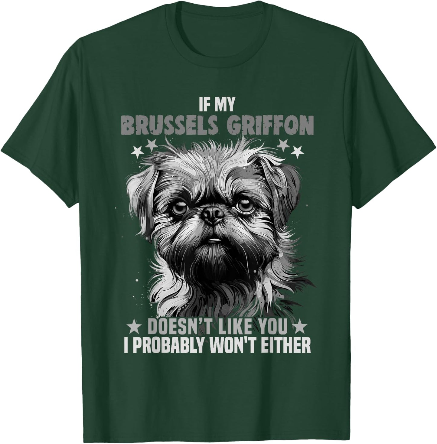 Brussels Griffon Dog Lover Design for Owner Brussels Griffon Men Women Kids T-Shirt - T-Shirt | Forest