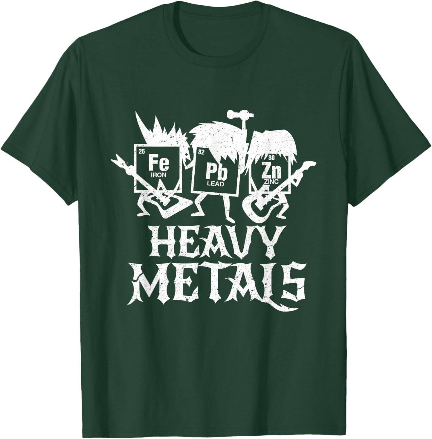 Heavy Metals Funny Periodic Table Chemistry T-Shirt - T-Shirt | Forest