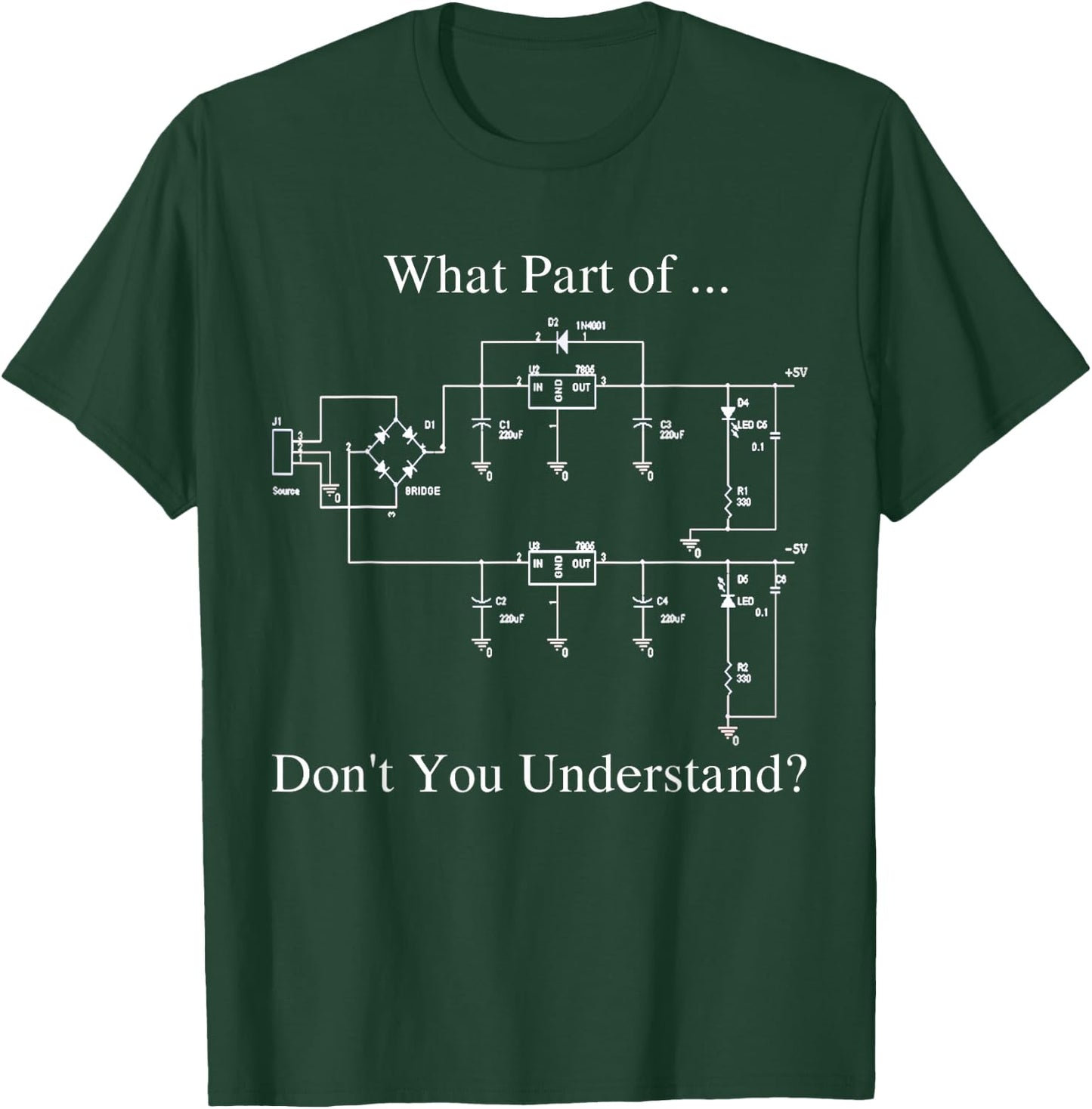 Electrical Engineer, Funny Technology Sarcasm T-Shirt - T-Shirt | Forest