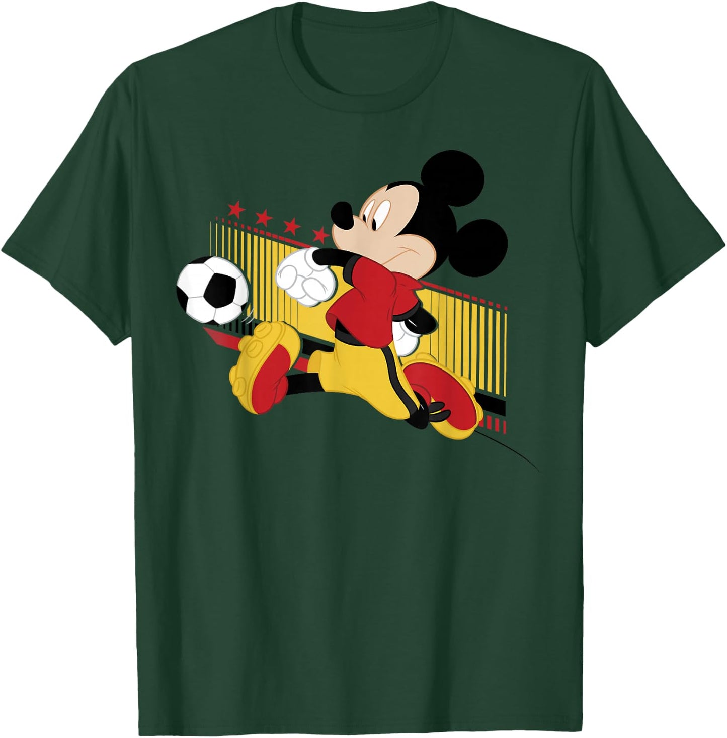 Disney Mickey And Friends Mickey Mouse Germany Soccer T-Shirt - T-Shirt | Forest