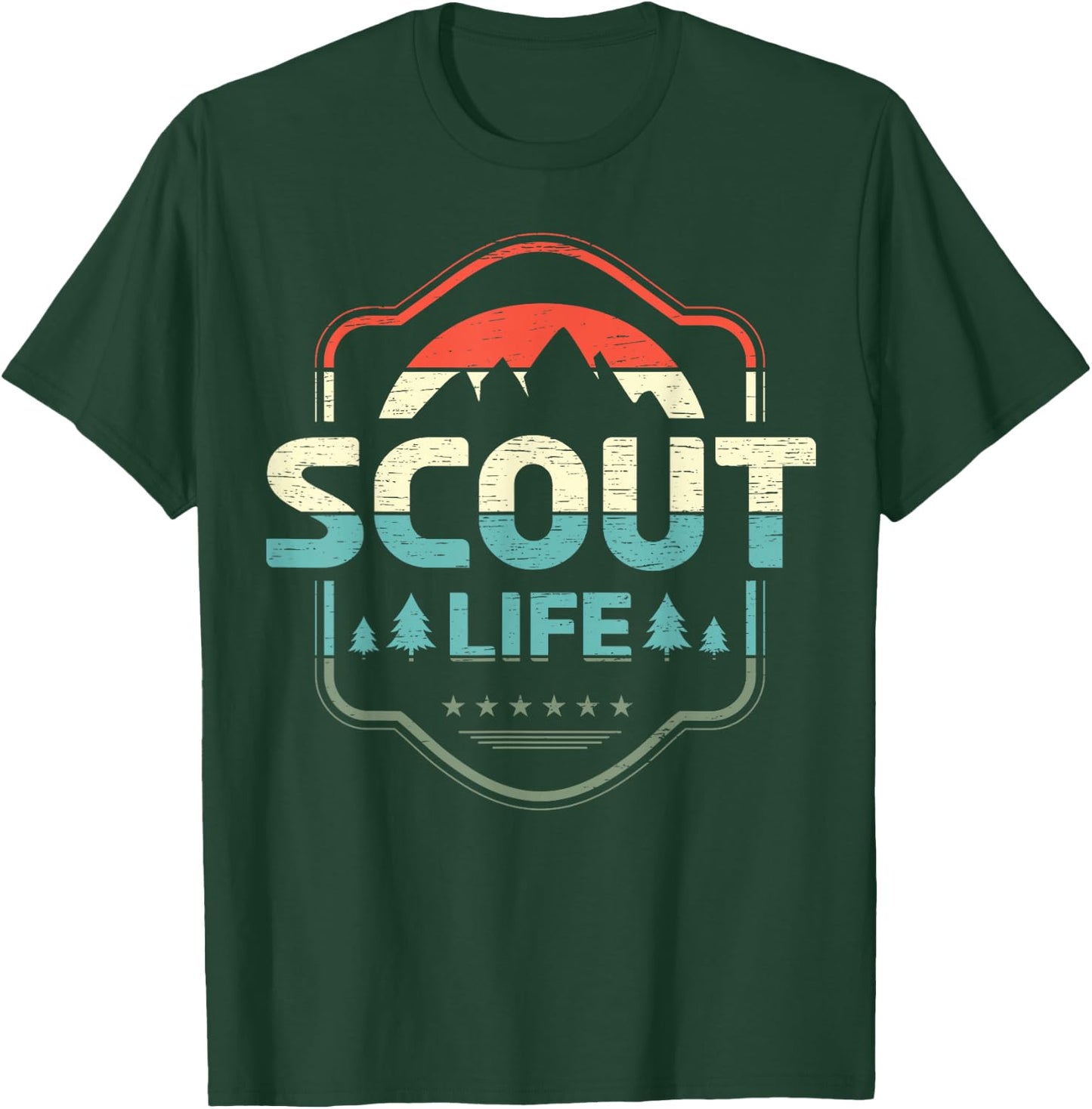 Vintage Scout Life for a Camping Nature Hiking Scout T-Shirt - T-Shirt | Forest
