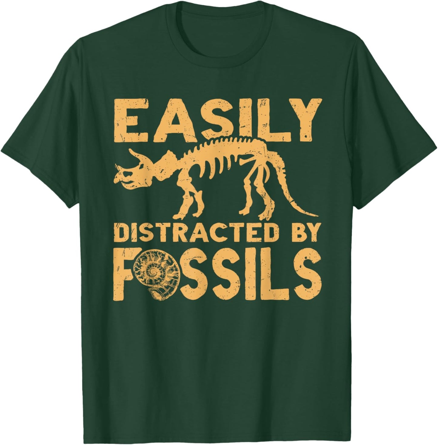 Easily Distracted by Fossils T-Shirt - T-Shirt | Forest
