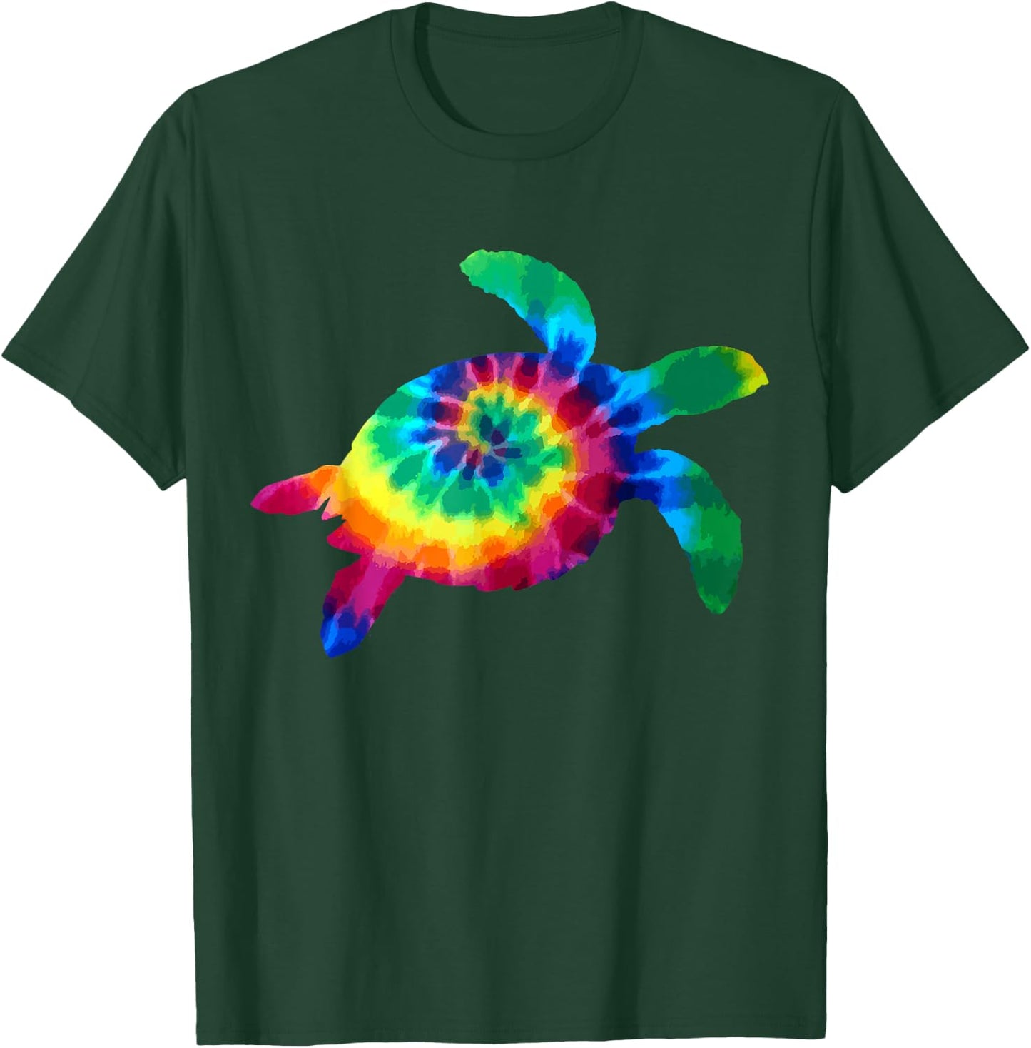 Wir Lieben Schildkrten Tortoise Tie Dye Vintage Diving Diver T-Shirt - T-Shirt | Forest