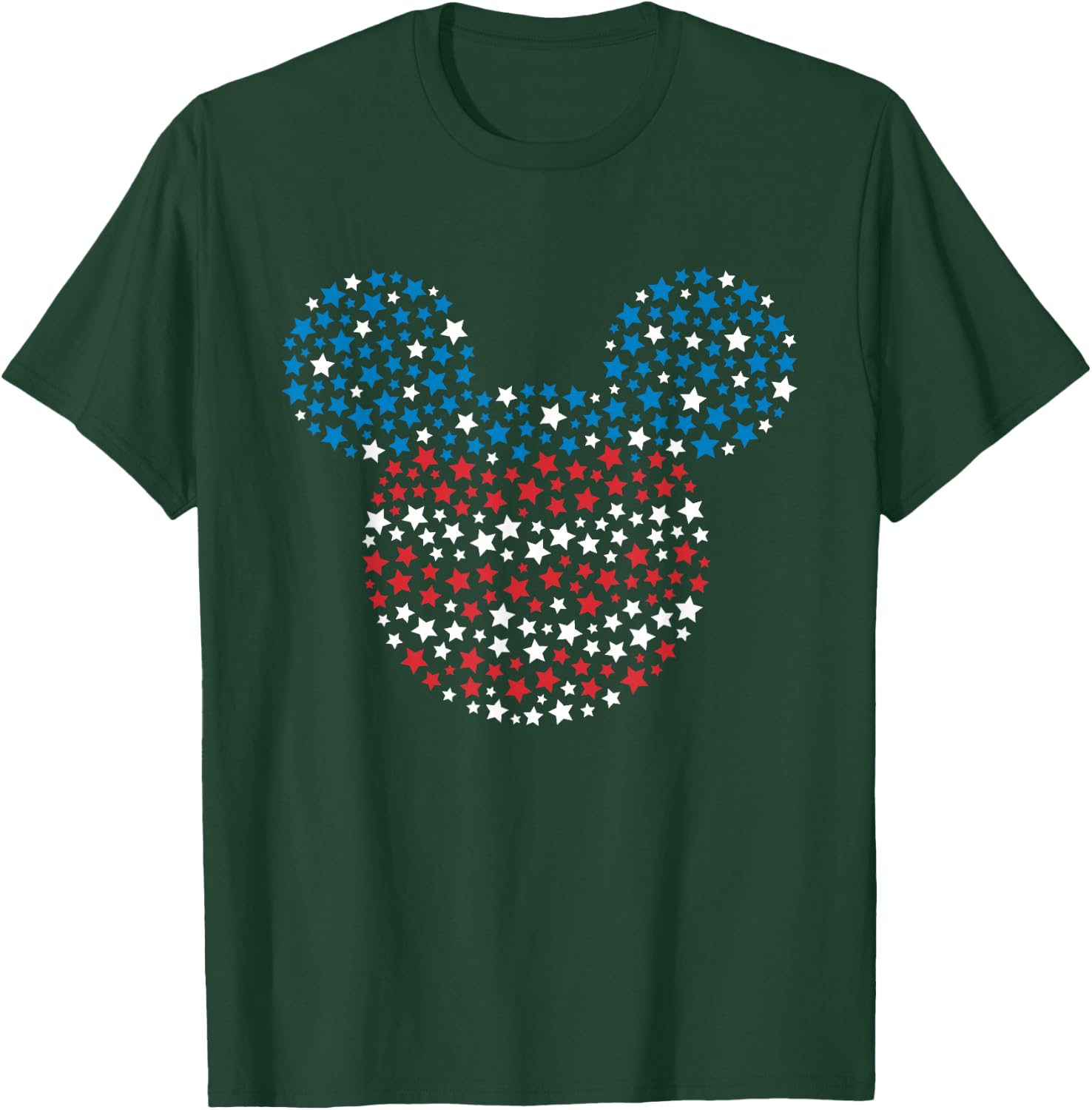 Disney Mickey Mouse Red White and Blue Stars T-Shirt - T-Shirt | Forest