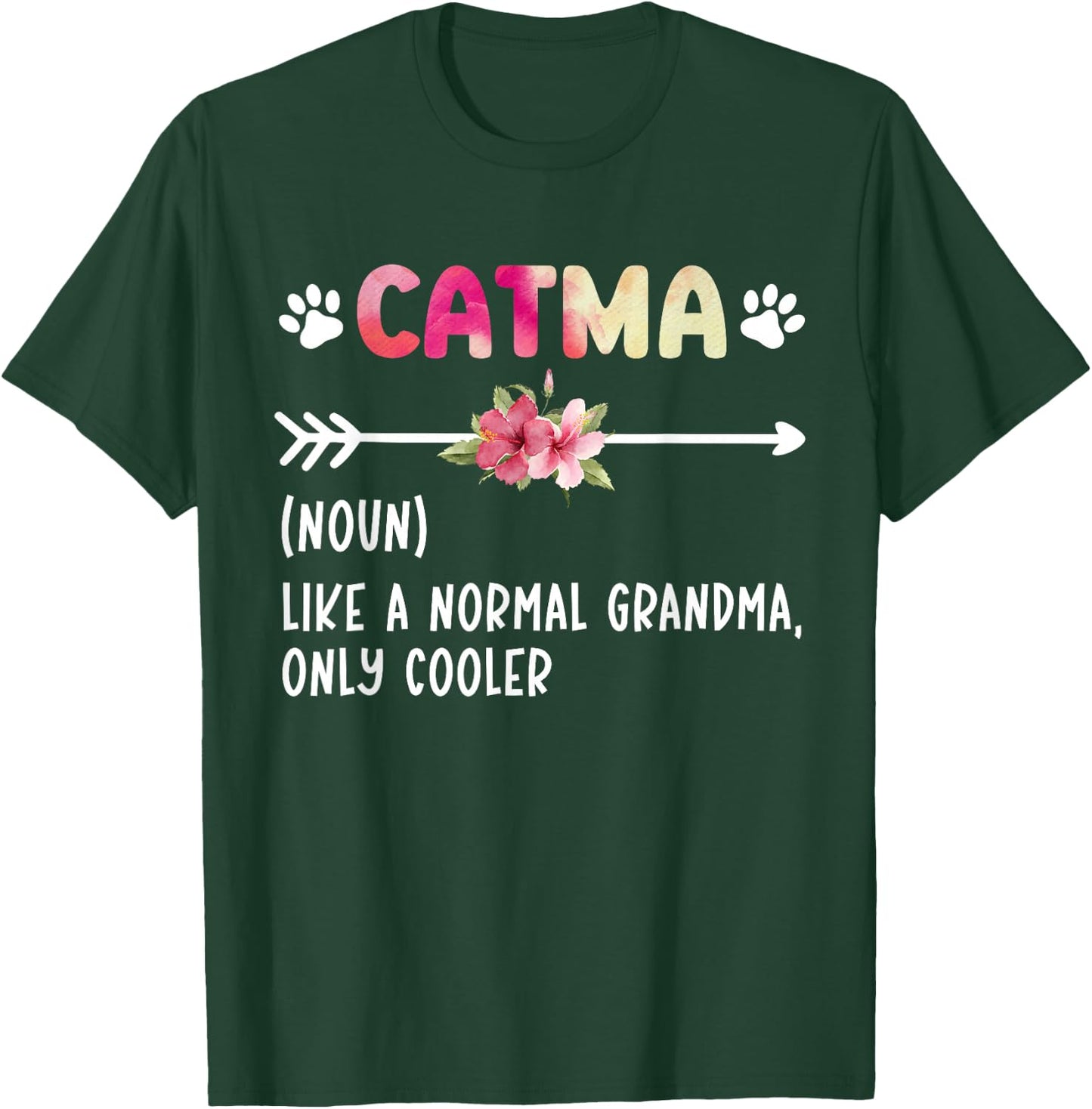 Catma Definition Cat Grandma Cat Grandmother T-Shirt - T-Shirt | Forest
