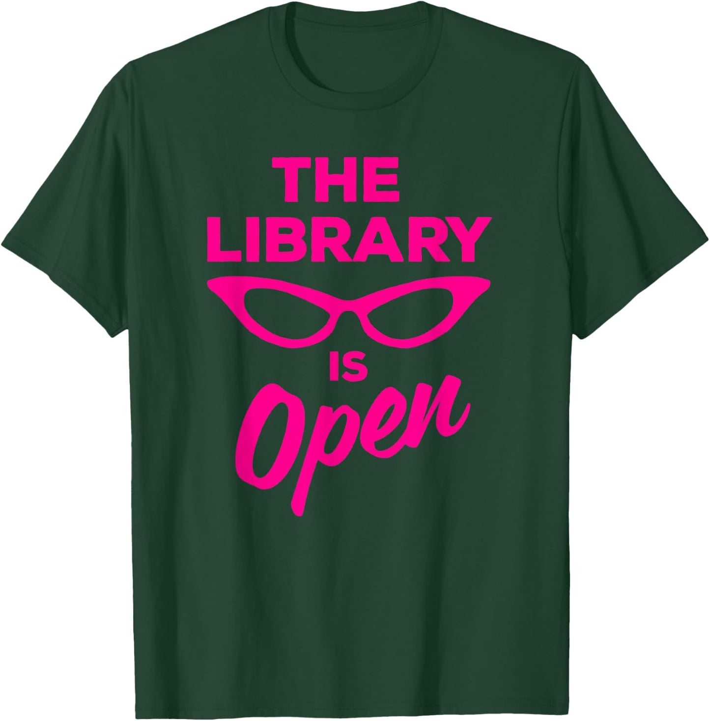 The Library is Open Drag Queen T-Shirt - T-Shirt | Forest