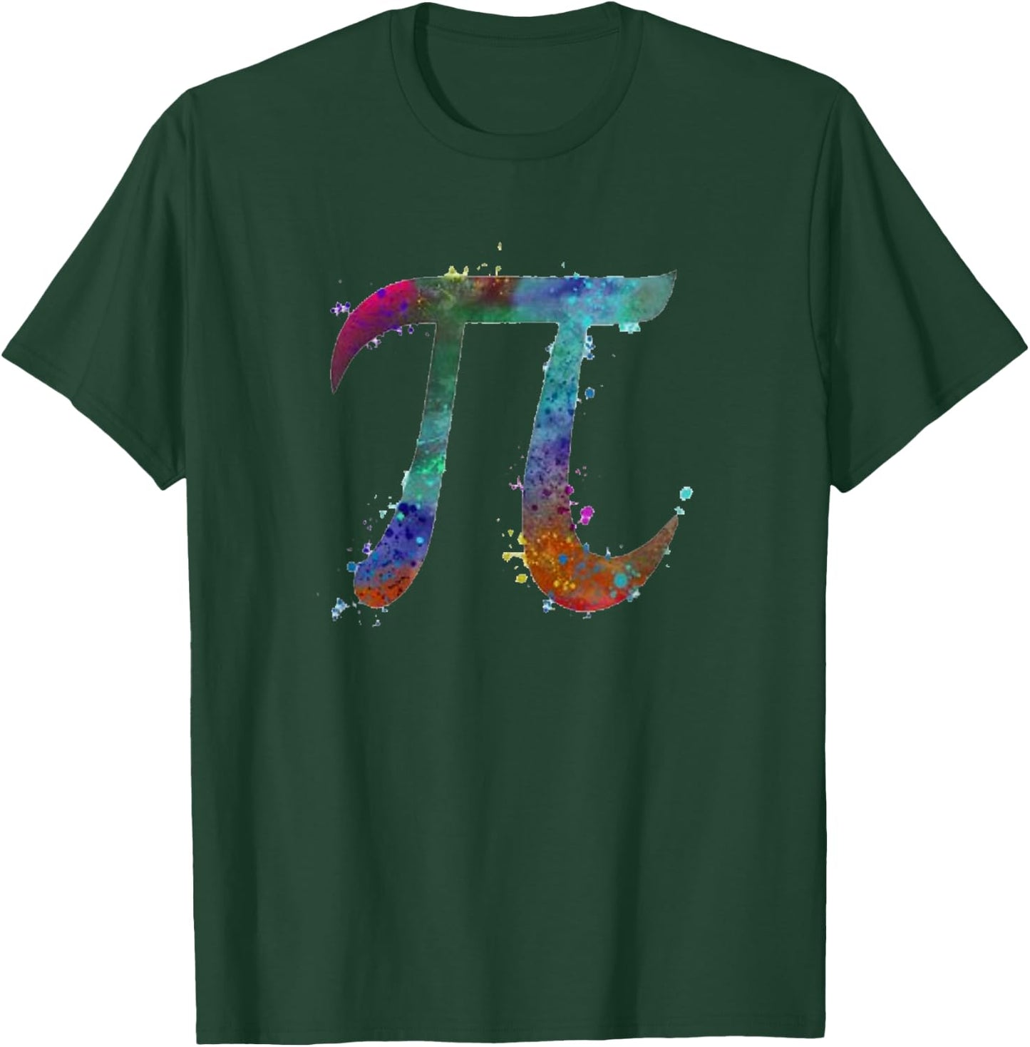 Pi 3.14 Pi Number Symbol Math Science Math Teacher Women Kids T-Shirt - T-Shirt | Forest