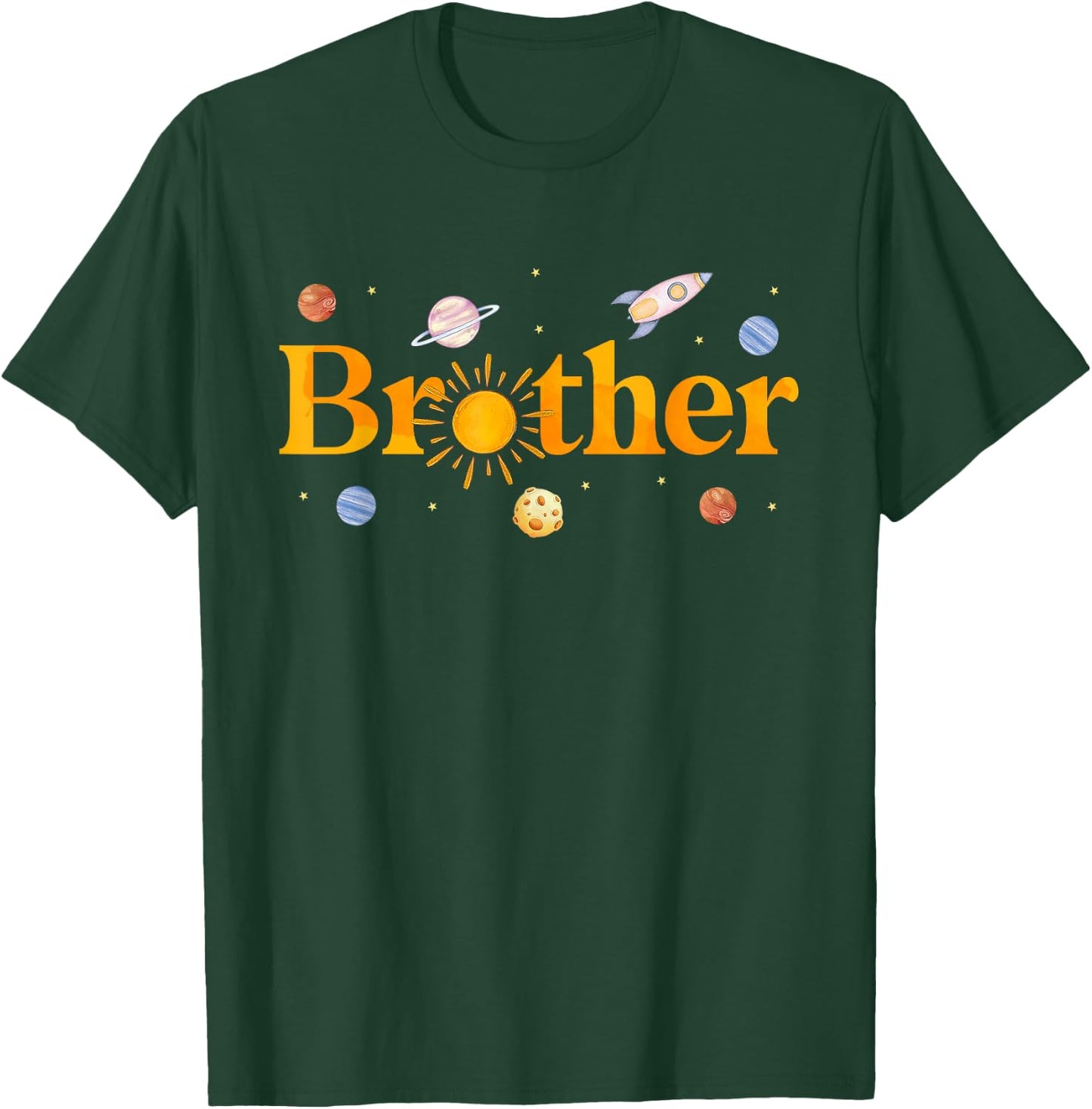 Brother of The Birthday First Trip Around The Sun Bday Boy T-Shirt - T-Shirt | Forest