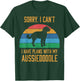 Funny Dog Owner I Have Plans With My Aussiedoodle T-Shirt - T-Shirt | Forest