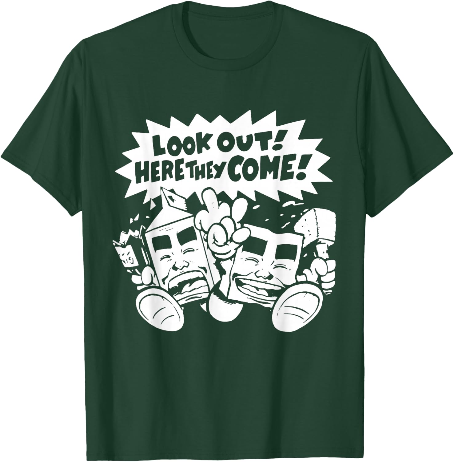 Black And White Love Milk & Cheese - Latest Thing Vaporwave T-Shirt - T-Shirt | Forest