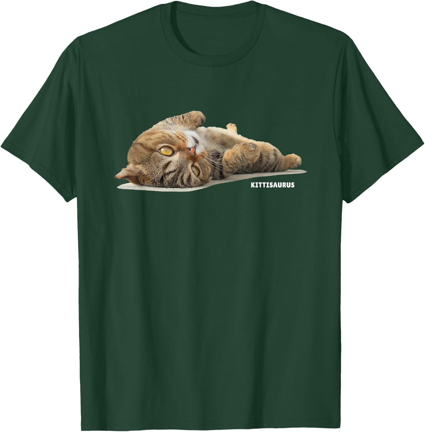 ChuChu in Wonderland Lying LuLu , Adult, , Short Sleeve, Blue, Small, Cat Pattern, Modern, Classic, Casual, Cotton 60% Polyester 40% T-Shirt - T-Shirt | Forest