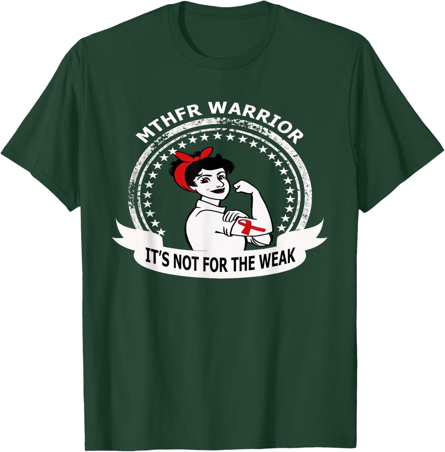 Mthfr Warrior Awareness T-Shirt - T-Shirt | Forest